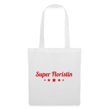 Super Florist woman profession passion - Tote Bag - white - Front