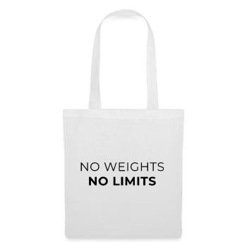 No weights - No limits - Calisthenics - Stoffbeutel - Weiß - Vorne