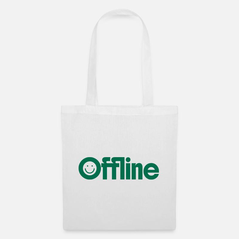 Offline-Modus - Stoffbeutel - Weiß