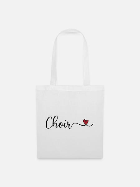 Choir - Tote Bag - white