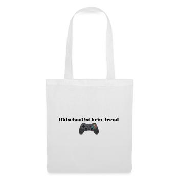 Oldschool-kein Trend - Stoffbeutel - Weiß - Vorne