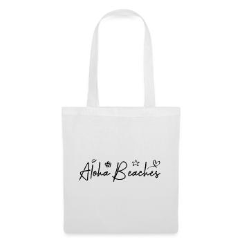 Aloha Beaches | Humor Summer Beach Typography - Tote Bag - white - Front