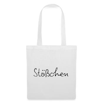 STÖßCHEN, PARTY, GESELLIGKEIT, DAYDRINKING 🥂🥂🥂 - Stoffbeutel - Weiß - Vorne