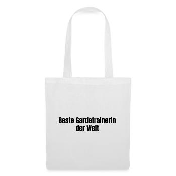 Beste Gardetrainerin der Welt Karneval Geschenk - Stoffbeutel - Weiß - Vorne
