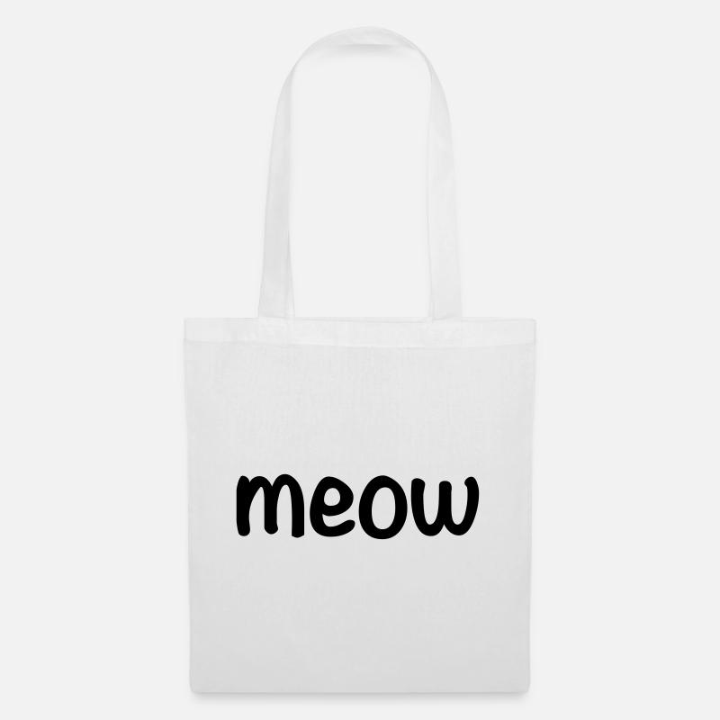 Meow - Tote Bag - white