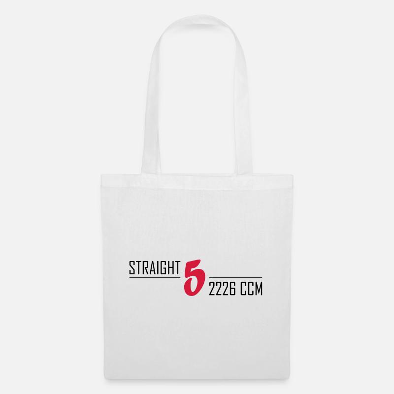 Straight Five - Stoffbeutel - Weiß
