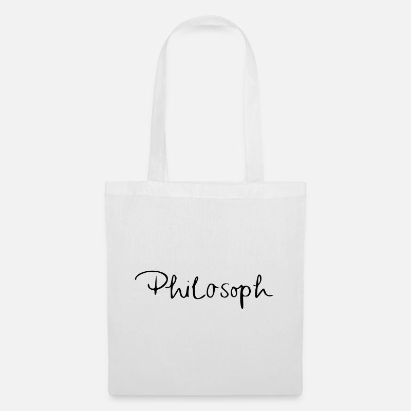 Philosoph - Stoffbeutel - Weiß