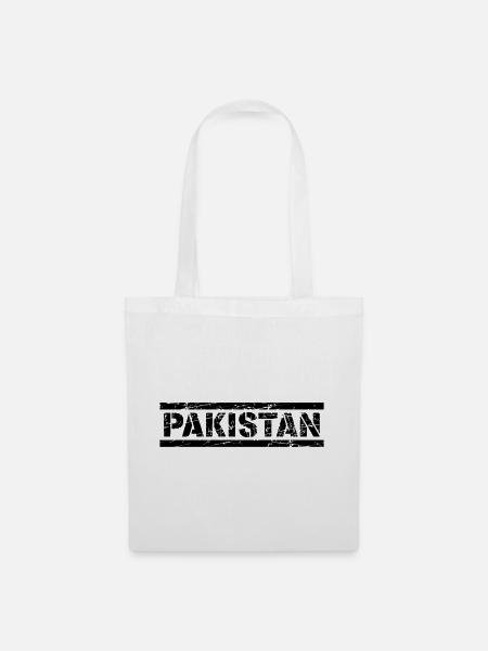 Pakistan - Stoffbeutel - Weiß