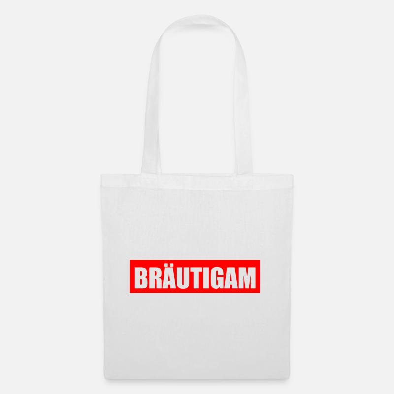 bräutigam - Stoffbeutel - Weiß