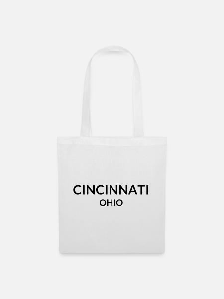 Cincinnati Ohio USA - Stoffbeutel - Weiß