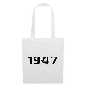 Vintage 1947 Born Birthday Retro 1947 - Tote Bag - white - Front