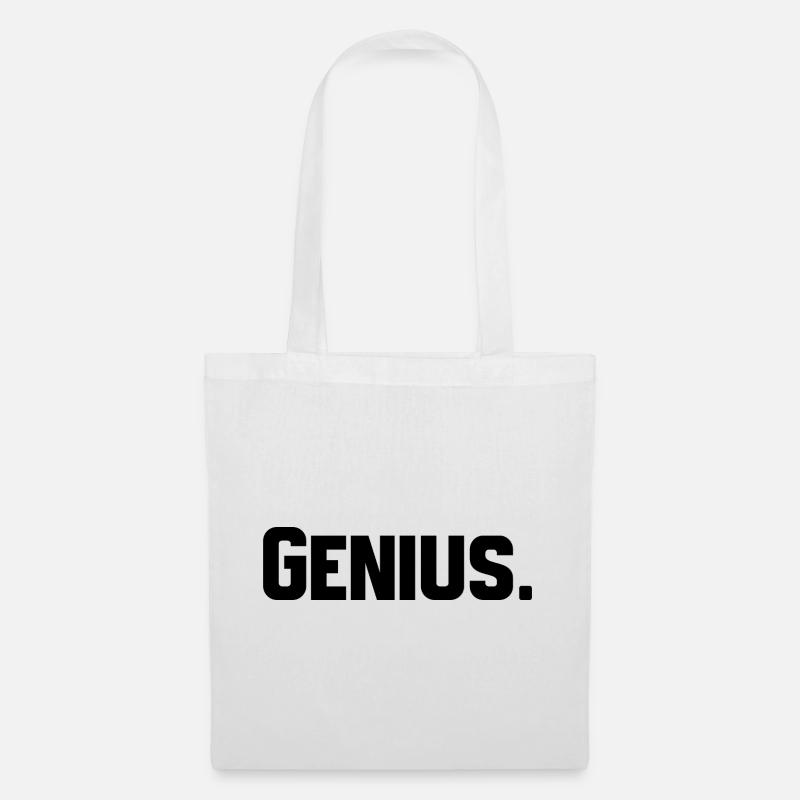 Genius - Stoffbeutel - Weiß