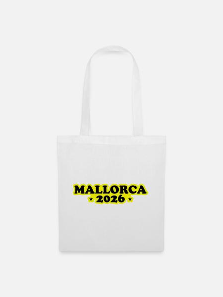 Mallorca 2026 - Stoffbeutel - Weiß