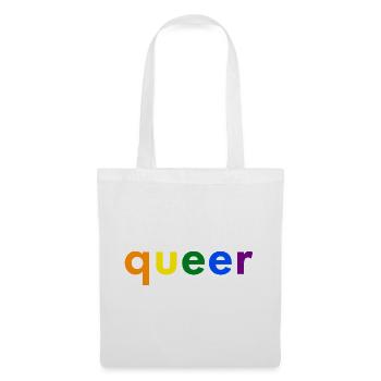 Queer Simple - Stoffbeutel - Weiß - Vorne