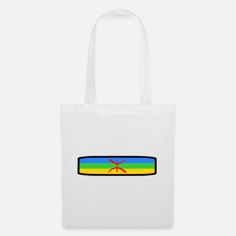 Amazigh Flagge - Stoffbeutel - Weiß