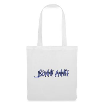 BONNE ANNEE. NOËL. ANNEE. ANNIVERSAIRE. RETRAITE. - Sac en tissu - blanc - Devant