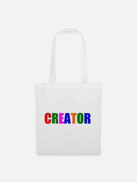 Creator - Stoffbeutel - Weiß