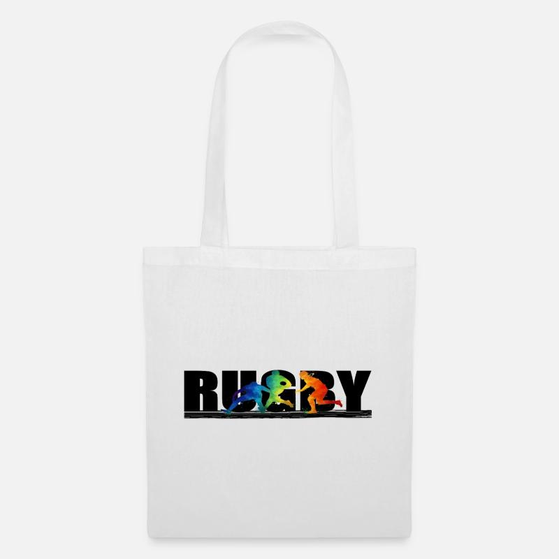 Rugby - Stoffbeutel - Weiß