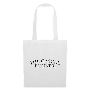 Der Casual Runner – Laufclub-Ästhetik - Stoffbeutel - Weiß - Vorne