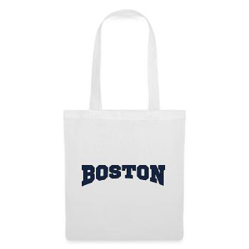 Boston Block Font Logo - Tote Bag - white - Front