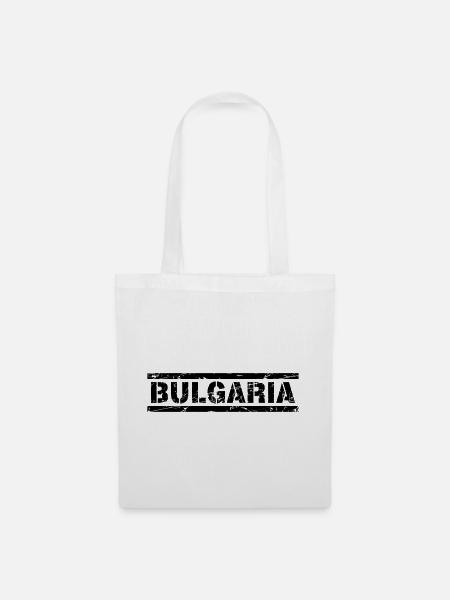 Bulgaria - Stoffbeutel - Weiß