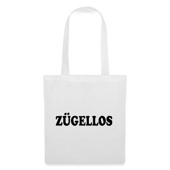 zügellos - Stoffbeutel - Weiß - Vorne