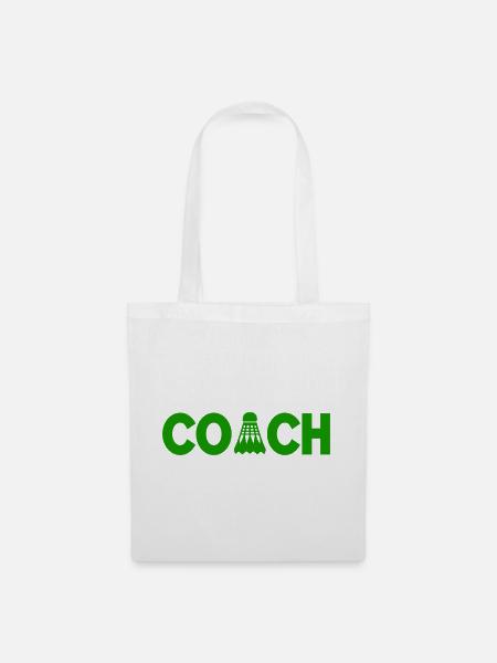 Federball Coach - Stoffbeutel - Weiß