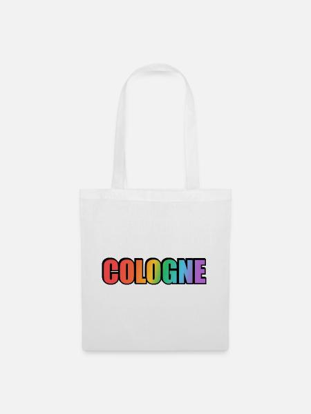 Cologne LGBTQ Rainbow Köln - Stoffbeutel - Weiß