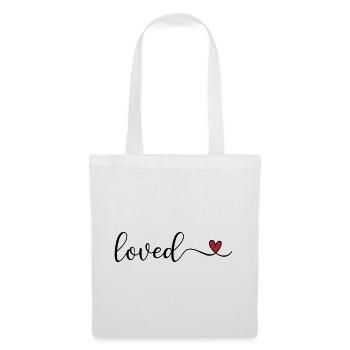 aimé - Sac en tissu - blanc - Devant