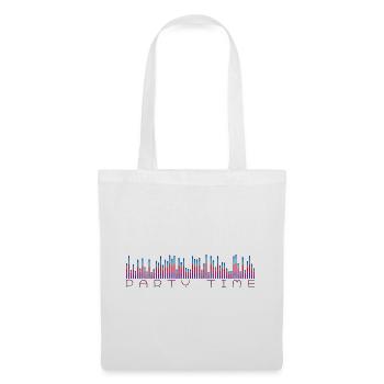 Neon Equalizer Party Time - Stoffbeutel - Weiß - Vorne