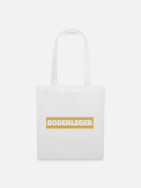 Berufung Bodenleger - Stoffbeutel - Weiß