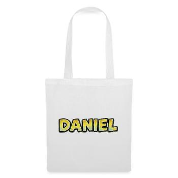 Daniel – Handgezeichnete Typografie - Stoffbeutel - Weiß - Vorne