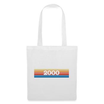 Regenbogen 2000 - Stoffbeutel - Weiß - Vorne