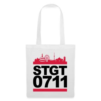 STGT 0711 - Stoffbeutel - Weiß - Vorne