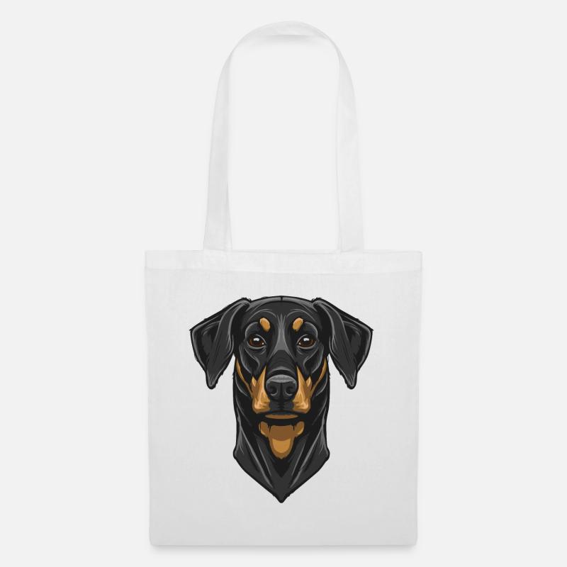 Dobermann - Tote Bag - white