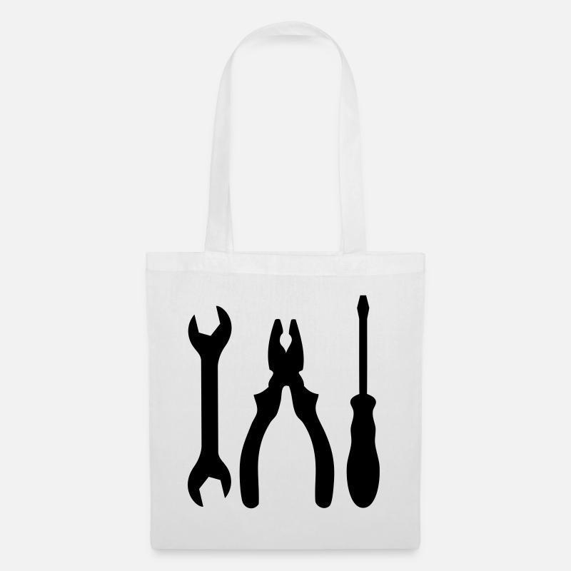 outils - Sac en tissu - blanc