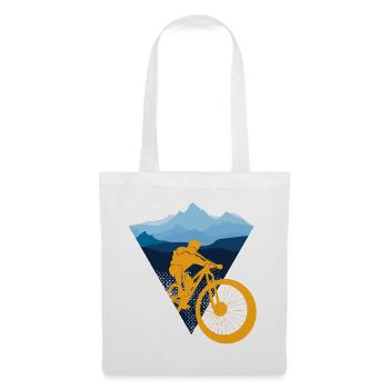 Vélo | VTT - Sac en tissu - blanc - Devant