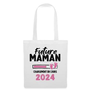 Future Maman 2024 Chargement En Cours - Sac en tissu - blanc - Devant