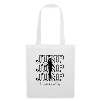 Jump Like Your Crush Is Watching - Tote Bag - white - Front
