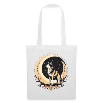 Boho Wolf - Stoffbeutel - Weiß - Vorne