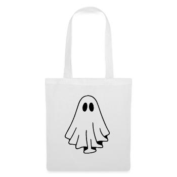 Fantôme Silencieux dans une Cape Drapée - Sac en tissu - blanc - Devant