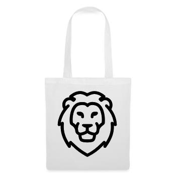 lion - Sac en tissu - blanc - Devant