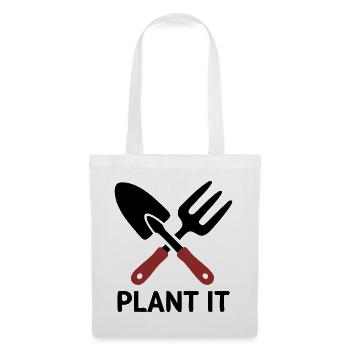 Garden Tool Plant It Logo - Tote Bag - white - Front
