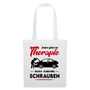 Automechaniker KFZ Mechaniker Schrauber Beruf - Stoffbeutel - Weiß - Vorne