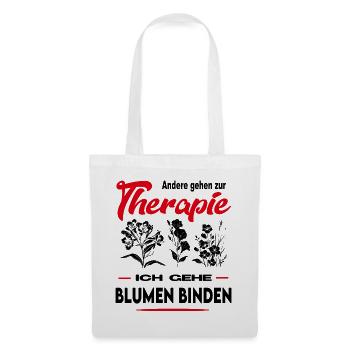 Fleuriste Fleuriste Fleuriste Vendeur de fleurs Profession - Sac en tissu - blanc - Devant