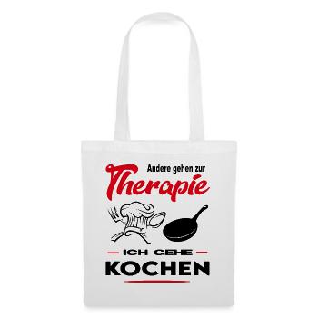Koch Köchin Küchenchef Gastronom Beruf Arbeit - Stoffbeutel - Weiß - Vorne