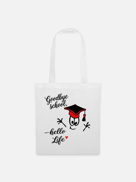 Schule Abitur - Stoffbeutel - Weiß