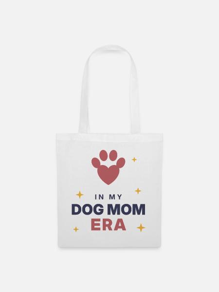 In meiner Dogmom-Ära - Stoffbeutel - Weiß