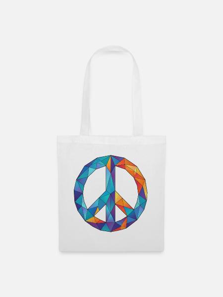 Poly Peace - Stoffbeutel - Weiß