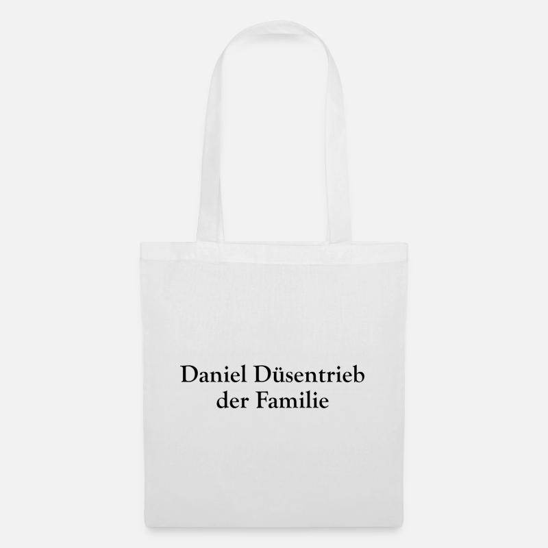 Daniel Düsentrieb der Familie - Stoffbeutel - Weiß